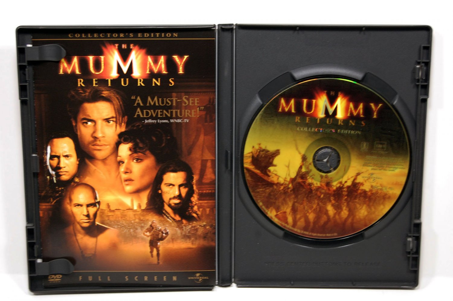 The Mummy Returns DVD Universal Full Screen Collector S Edition