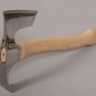 &acirc;�&raquo; CAMPING STAINLESS STEEL BEARDED HATCHET AXE WITH ADZE BLADE -TWO BLADES TOOL!