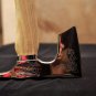Stainless steel engraved bearded axe with adze blade polished viking style