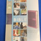 NIV 2011 Thinline Bible - Pink & Purple Imitation Leather BRAND NEW!