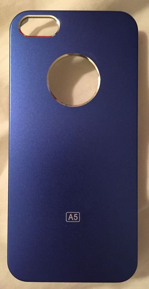 NEW Apple iPhone 5 5S Case Cover Blue USA SELLER