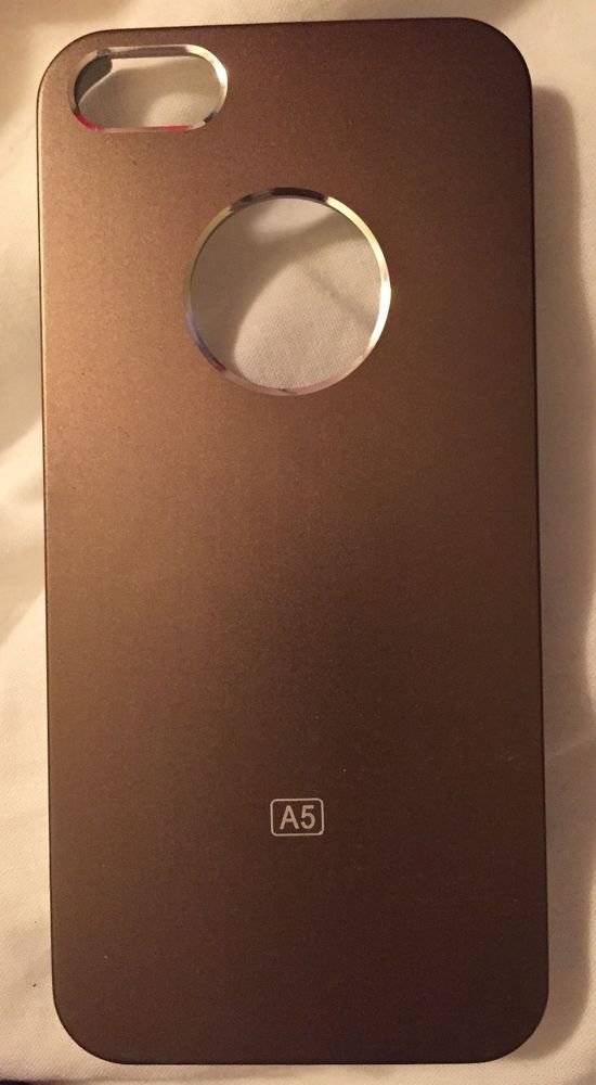 NEW Apple iPhone 5 5S Case Cover Brown USA SELLER