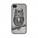 Apple iPhone 5/5S Like Wood Own Tree Black and White Nature Case Cover Grey Gray