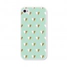 Apple iPhone 4/5/6/ 6 plus Gold Blue White Gold Silver Shiny Heart Case Cover