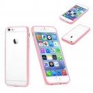 PINK Apple iPhone 6, 6 plus Bumper TPU Bumper PC Matte Clear Back Case Cover