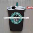 Apple iPhone 6 Mocha Brown 3D Cute Starbucks Coffee Cup Silicon Case Skin Covers