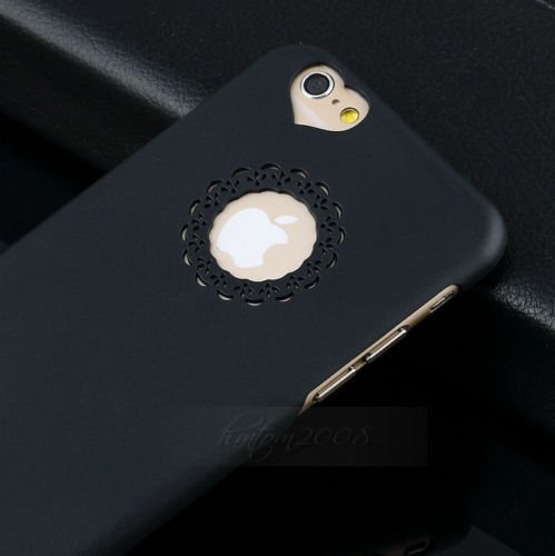 Apple iPhone 6 / 6 Plus Black Cute Love Dotted heart Girl Hard Case Cover Skin