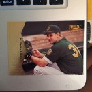 Terry Steinbach Oakland Athletics Baseball Card year 1996 Collectible