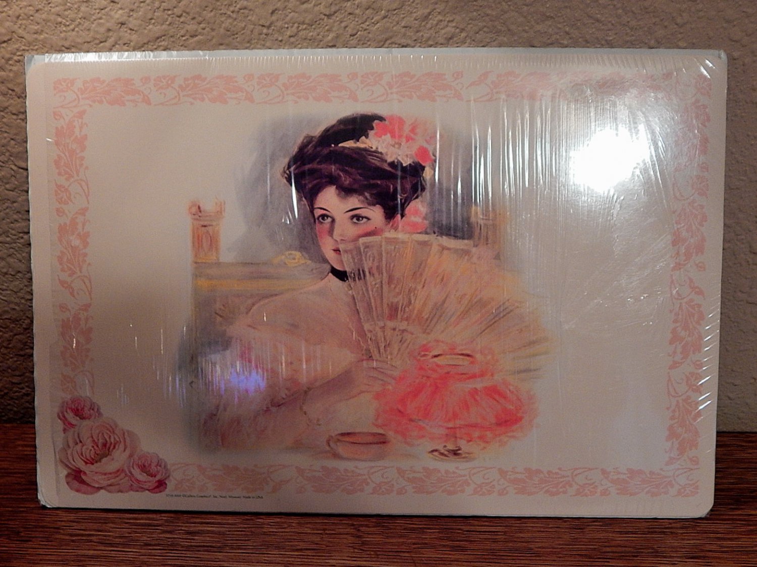 Victorian Paper Place Mats Floral Table Accessory Unused Vintage Gallery Graphics