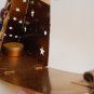 Angel Figurine Tea Light Candle Holder Modern Gold Painted Metal Christmas Decor