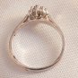 Fine Jewelry Ring Sterling Silver Genuine Blue Sapphire Solitaire with Accents