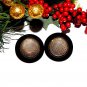 Black and Gold Earrings Big Round Dots Vintage 1980's Fashion Jewelry for Pierced Ears