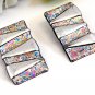 Hand Crafted Silver Geometric Earrings  Vintage 1980's Fashion Jewelry