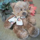 Gund Teddy Bear Fall Halloween Patches Home Decor Collectible Brown Stuffed Plush Animal