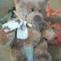 Gund Teddy Bear Fall Halloween Patches Home Decor Collectible Brown Stuffed Plush Animal