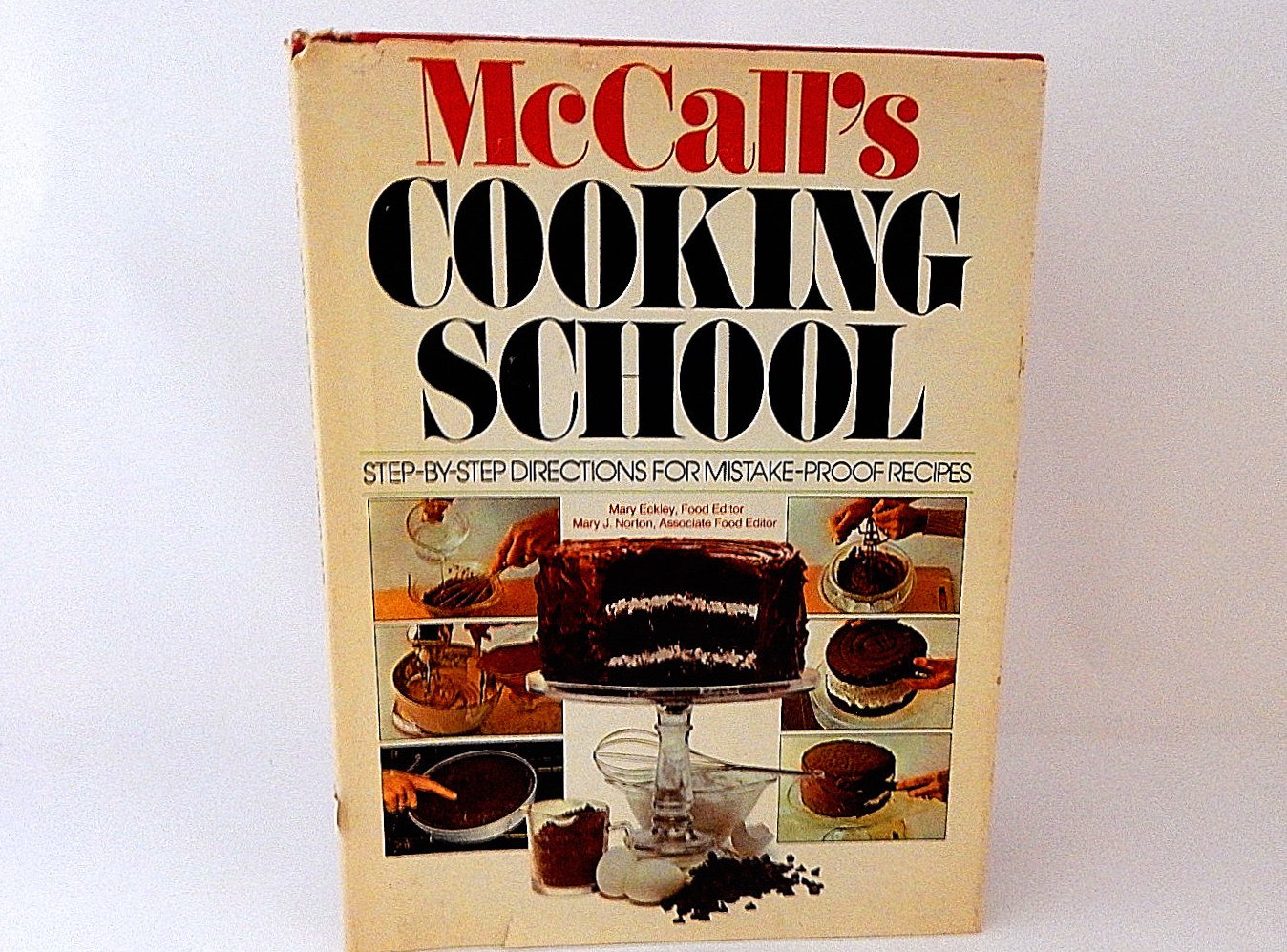 McCall's Cooking School Cookbook Recipe Book Vintage 1976 Hardcover Cooking Baking Homemaking Guide