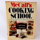 McCall's Cooking School Cookbook Recipe Book Vintage 1976 Hardcover Cooking Baking Homemaking Guide