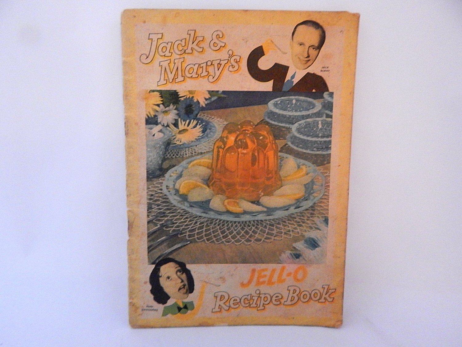 Jello Recipe Book Jack Benny Mary Livingstone Antique 1937 General Foods Advertising Paper Ephemera