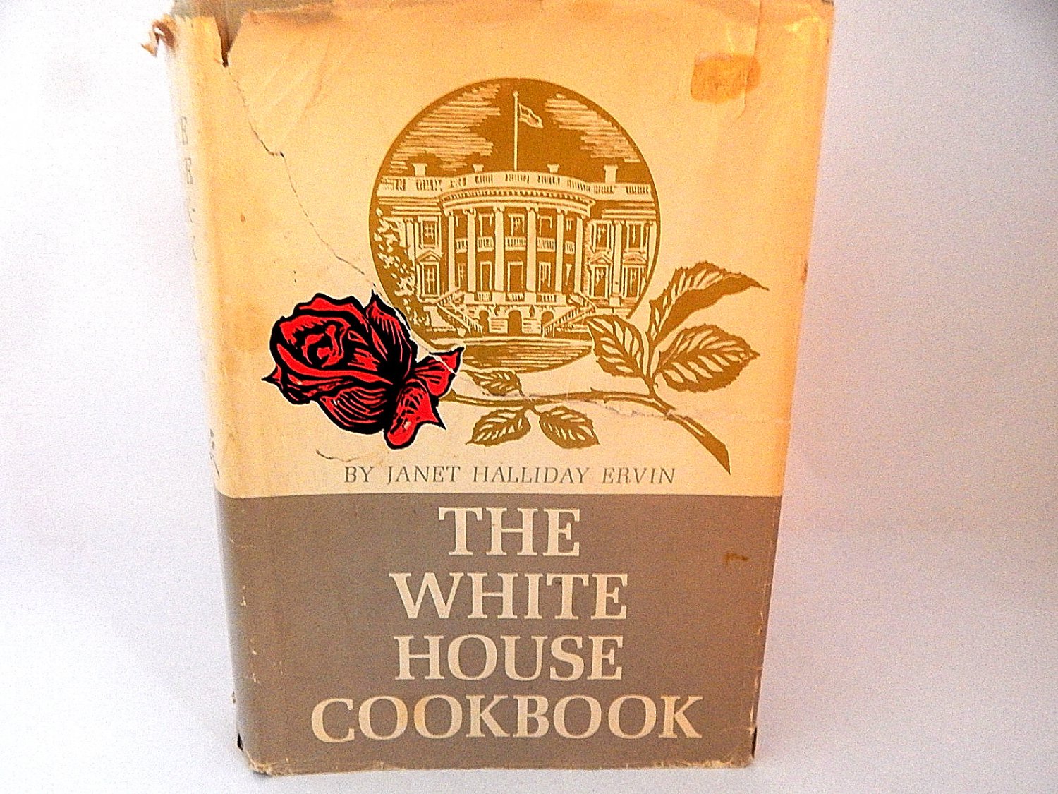 The White House Cook Book Janet Ervin Rare 1964 USA President Biography First Lady Recipes Etiquette
