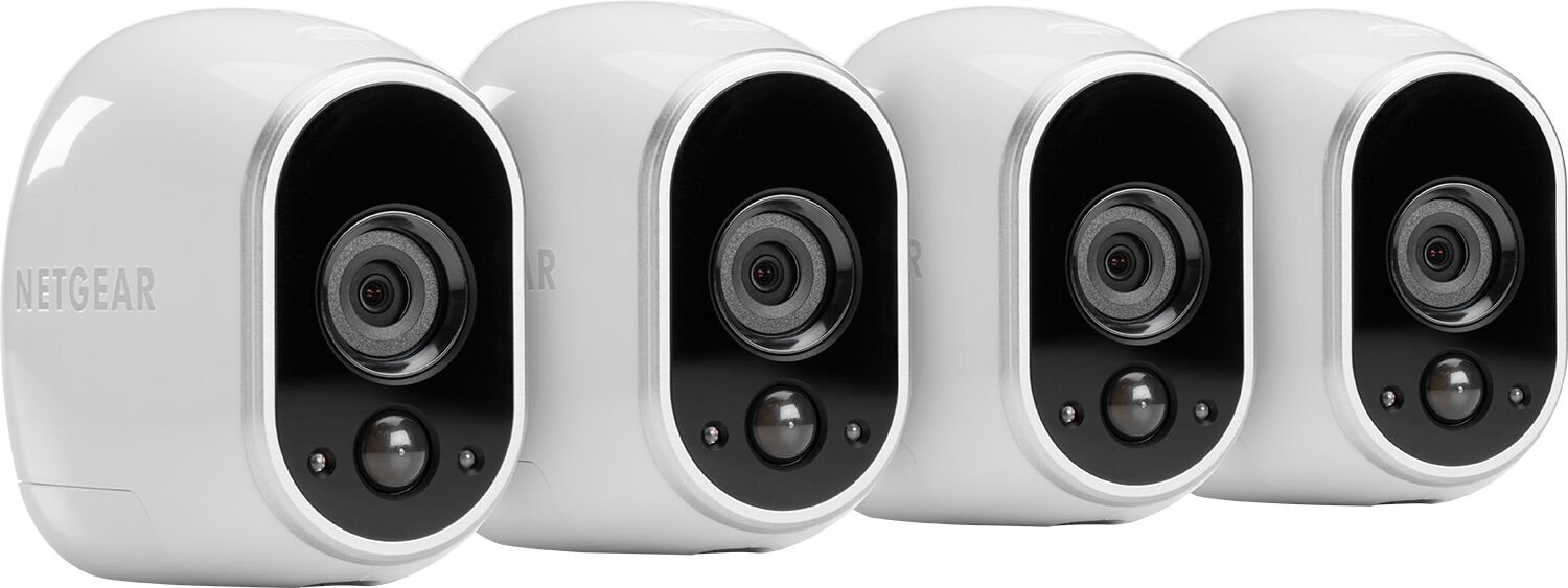 Arlo Smart Home Security Camera System / 4 HD WireFree Indoor/Outdoor