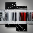 Rome -Abstract-handmade painting-set of 4pcs