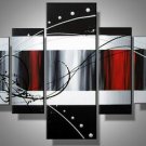 Smash -Abstract-handmade painting-set of 5pcs