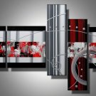 Pluto -Abstract-handmade painting-set of 5pcs