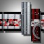 Pluto -Abstract-handmade painting-set of 5pcs