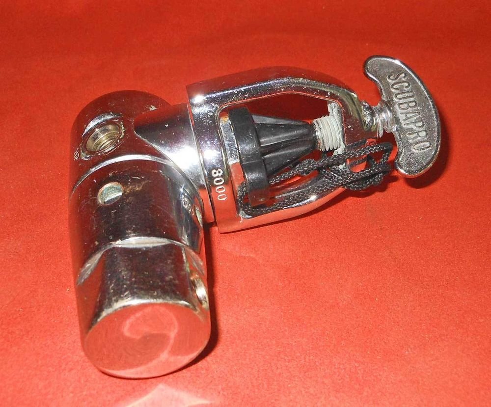 Vintage Scubapro MK5 MK 5 First Stage Regulator 3000psi Early 4 LP 1 HP Ports