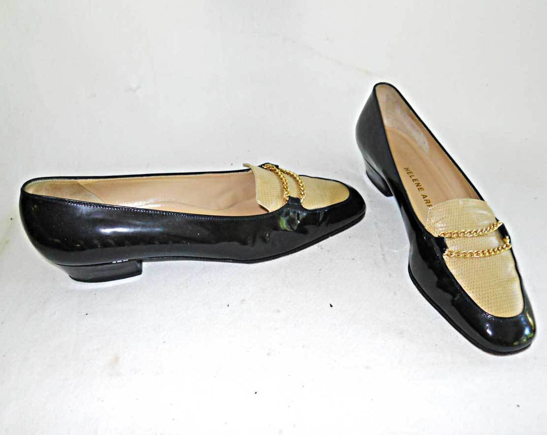 Helene Arpels Pumps Flats Loafers Vintage Patent Leather