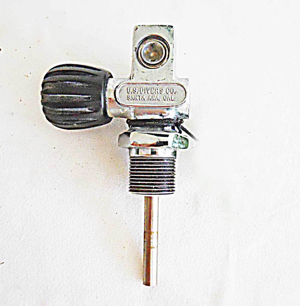 Vintage US Divers USD Yoke 3/4 NTP J Scuba Dive Tank Valve Fits most