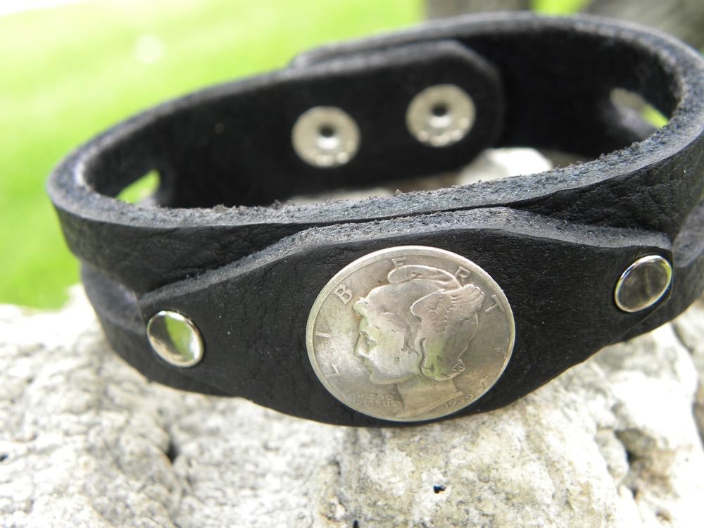 Customize wrist Cuff Bracelet Authentic Buffalo leather wristband ...
