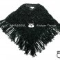 INKASSOUL alpaca PONCHO - PON001 - AU-500 (black)