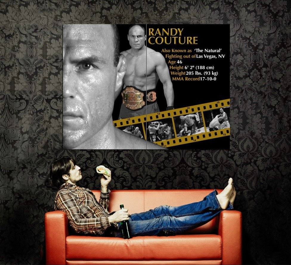 Randy Couture The Natural MMA Mixed Martial Arts Huge