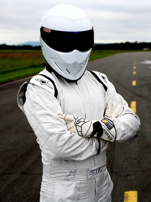 The Stig Top Gear Helmet Road 16x12 Print POSTER