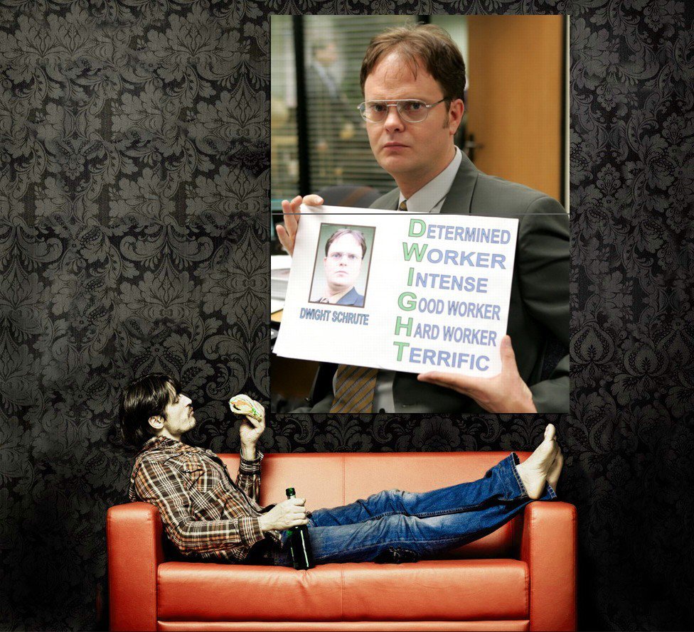 Dwight Schrute Rainn Wilson The Office Tv Huge 47x35 Print Poster