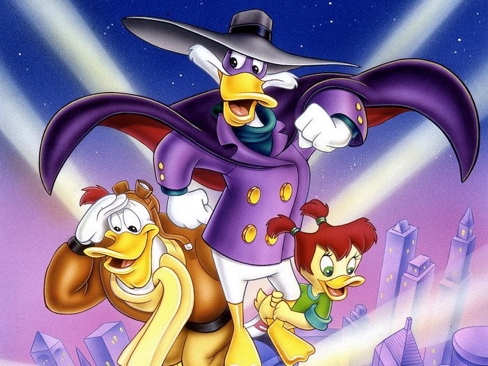 Darkwing Duck Walt Disney Art 16x12 Print Poster