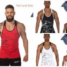 Strong Men Bodybuilding Gym Sport Fitness Cotton Heavy  Athletic Shark  t-shirt