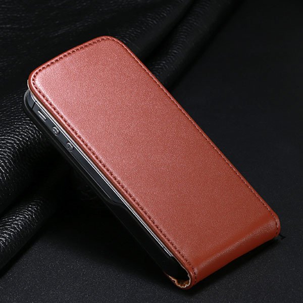 I6 Plus Genuine Leather Cover For Iphone 6 Plus 5.5Inch Flip Verti 32268114738-4-brown