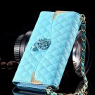 I6 Plus Bling Diamond Wallet Case Full Cover For Iphone 6 Plus 5.5 32267565100-4-sky blue