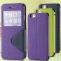 Window Display View Cover For Iphone 6 4.7Inch Pu Leather Case Sta 32254734262-5-purple for iphone 6