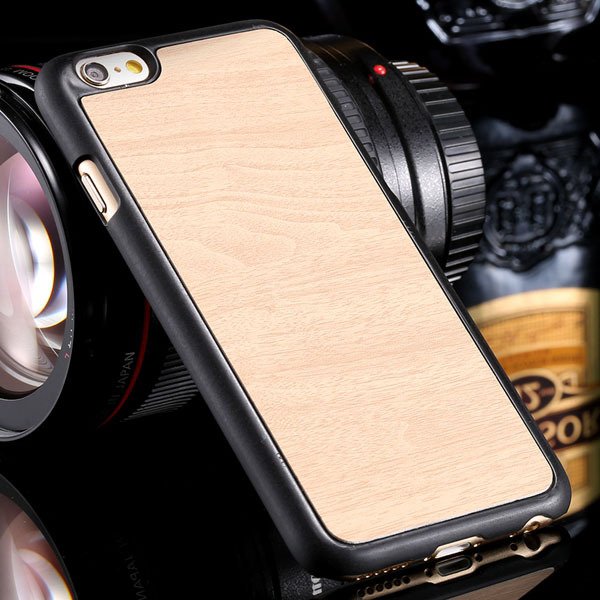 Fashion Wood Pattern Ultra Slim Cover For Iphone 6 Plus 5.5Inch Ba 32254013883-7-beige