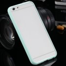 I6 Candy Color Case Fashion Mat Pc + Tpu Frame Clear Cover For Iph 32303226521-2-mint green