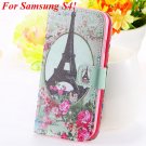 S5 S4 Case Flip Pu Leather Cover For Samsung Galaxy S5 I9600 S4 I9 1925680254-2-s4 flower tower