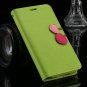 For Samsung S5 S4 S3 Luxury Pu Leather Case Full Protect Cover For 1879055763-3-mint green for S4