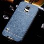 S5 Aluminum Deluxe Gold Metal Brush Back Case For Samsung Galaxy S 32237608035-7-blue