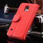 S5 Pu Leather Case For Samsung Galaxy S5 I9600 Flip Cover With Id 1790416343-3-hot pink