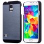 S5 Luxury Aluminum Case Shiny Metal Brush Back Cover For Samsung G 32251264022-2-red