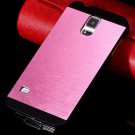 S5 Luxury Aluminum Case Shiny Metal Brush Back Cover For Samsung G 32251264022-6-pink
