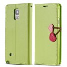 Heart Magnetic Buckle Flip Case For Samsung Galaxy Note 4 Cell Pho 32242580594-1-green